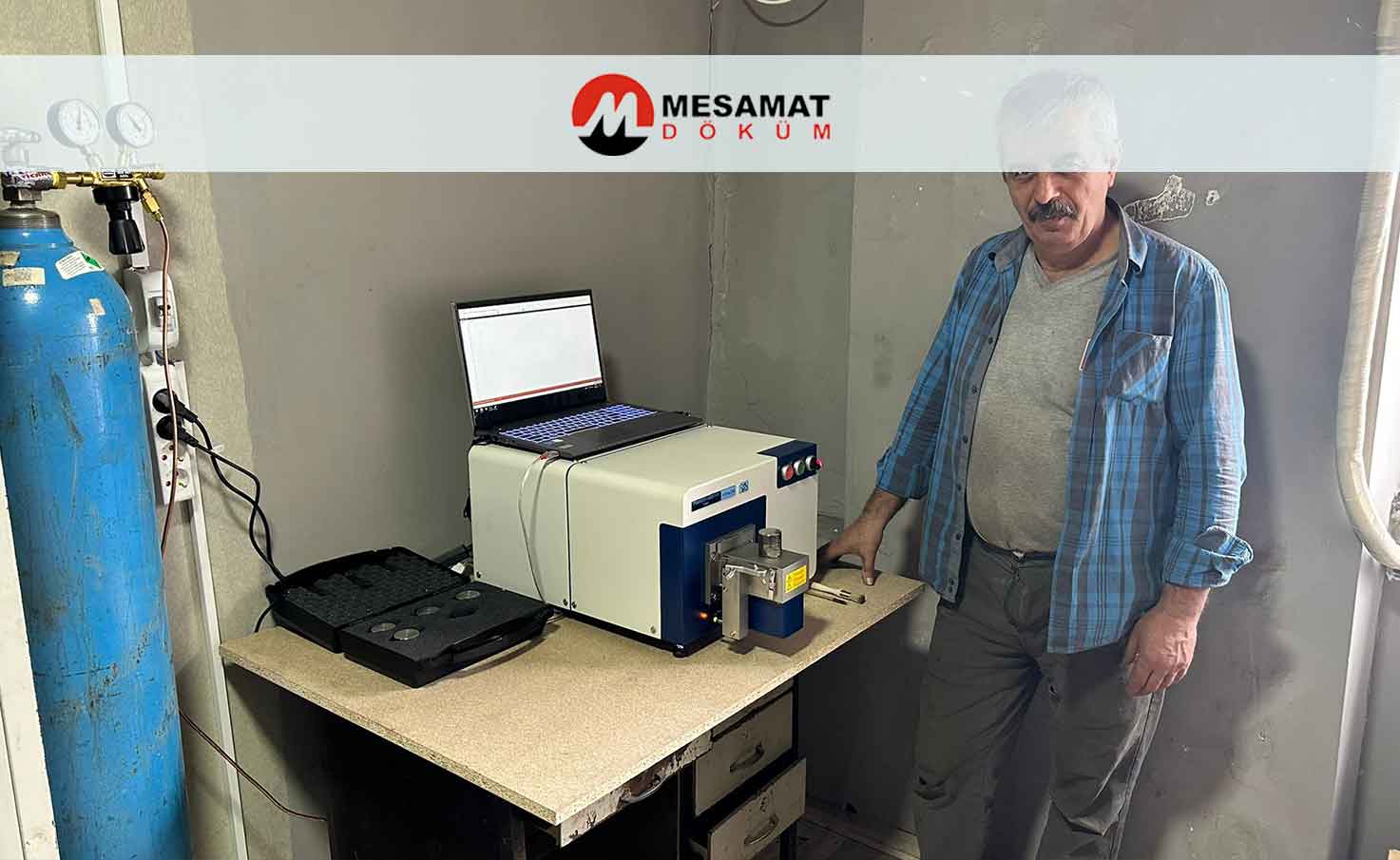 Mesamet Döküm, Üretimlerinde Hitachi Foundry Master Smart Spektrometresini Kullanmaya Başladı!