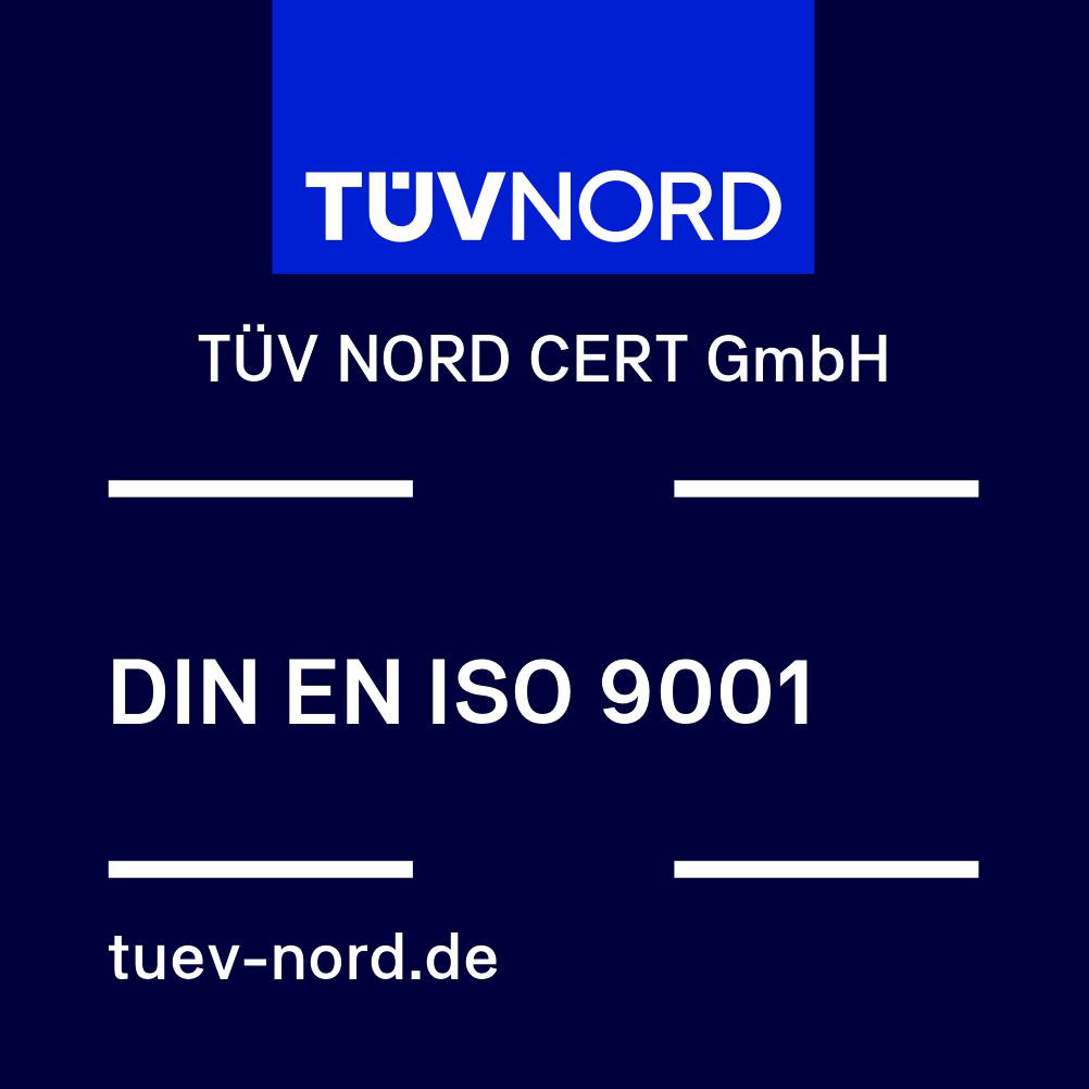 TÜV NORD CERT GmbH DIN EN ISO 9001 belgelendirme markası